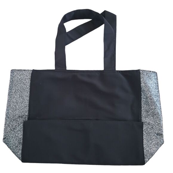 Coach Fragrance Black Fabric & Glitter Tote - Picture 2 of 4